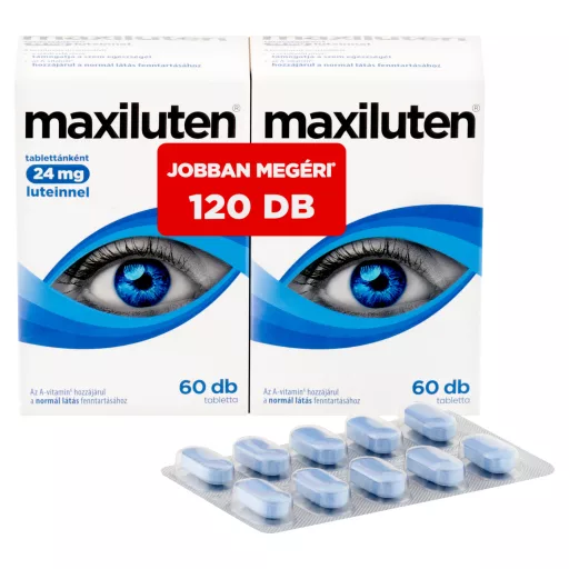 Maxiluten lutein tabletta duopack 2 x 60 db