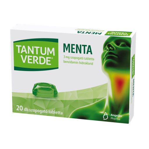 Tantum Verde Menta 3 mg szopogató tabletta 20 db