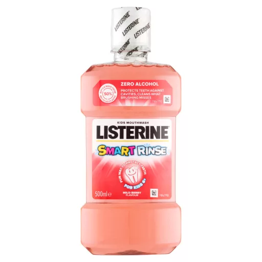 Listerine Smart Rinse Mild Berry szájvíz gyermekeknek 500 ml