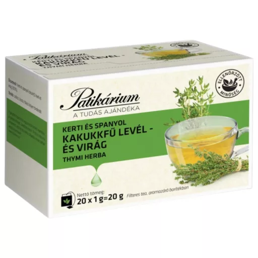 Patikárium kerti kakukkfű levél- és virág filteres tea 20 db