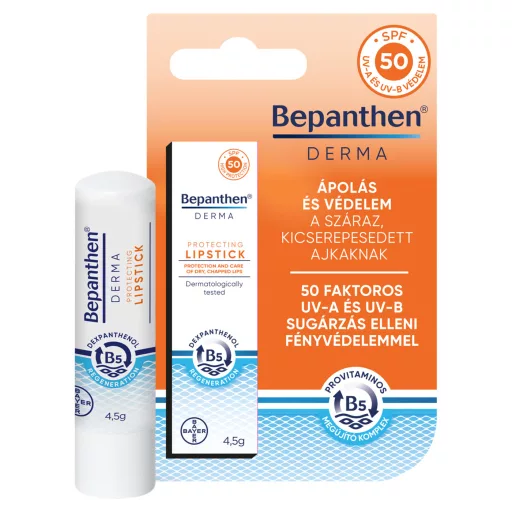 Bepanthen Derma Ajakápoló Stift SPF 50 4,5 g