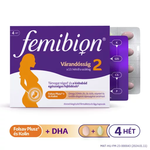 Femibion 2 Várandósság 28 db filmtabletta és 28 db lágy kapszula