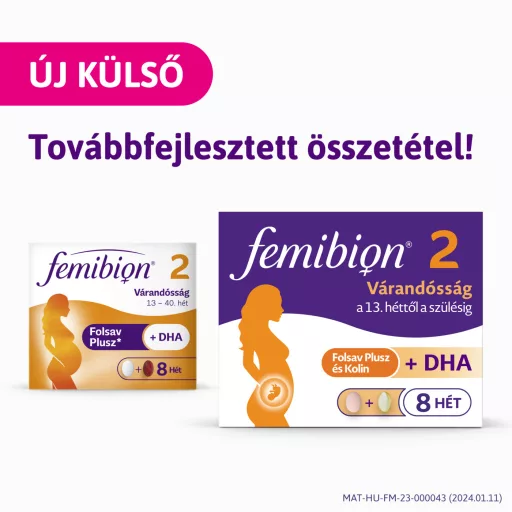 Femibion 2 Várandósság 56 db filmtabletta és 56 db lágy kapszula
