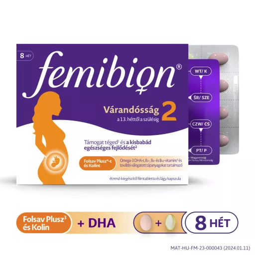 Femibion 2 Várandósság 56 db filmtabletta és 56 db lágy kapszula