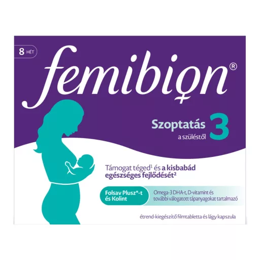 Femibion 3 Szoptatás 56 db filmtabletta és 56 db lágy kapszula
