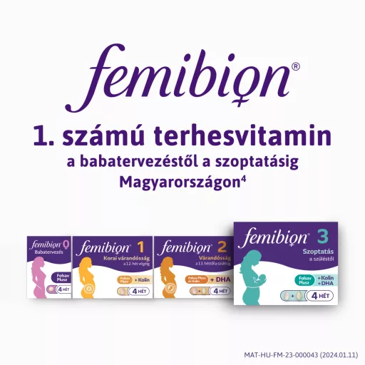 Femibion 3 Szoptatás 56 db filmtabletta és 56 db lágy kapszula