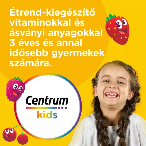 Centrum Kids Vitagummies Berry rágható gumivitamin  60 db