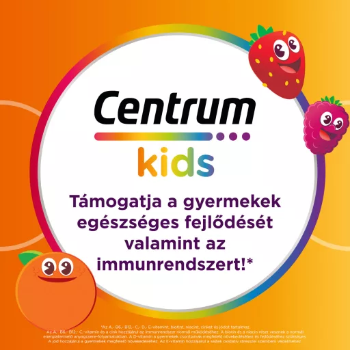 Centrum Kids VitaGummies Multifruit rágható gumivitamin 60 db