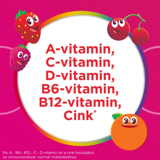 Centrum Kids VitaGummies Multifruit rágható gumivitamin 60 db