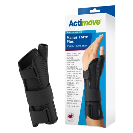 Actimove Manus Forte Plus csukló- és hüvelykujj-rögzítő bal L/XL