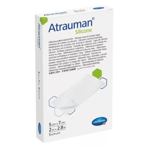 Atrauman Silicone kötszer steril 5 × 7 cm 10 db
