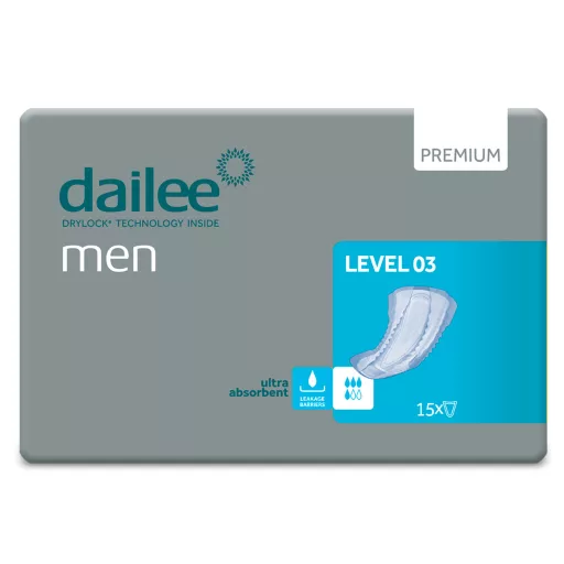 Dailee Men Premium Level 3 férfi inkontinencia betét 738 ml 15 db