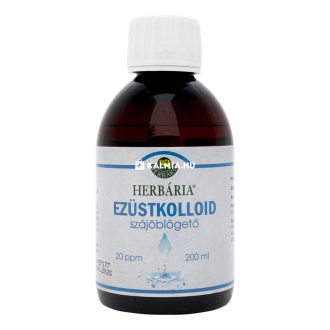 Herbária ezüst kolloid száj-torok öblögető 200 ml