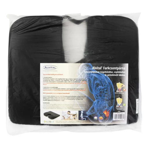 Alvital ék alakú fekete farokcsontpárna