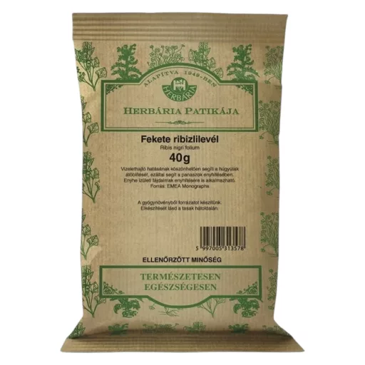 Herbária feketeribizli levél szálas tea 40 g