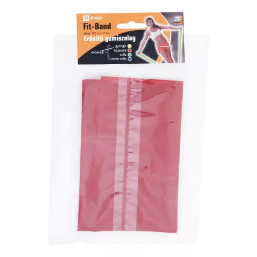Dittmann Fit-Band közepes erősítő gumiszalag piros 150 cm
