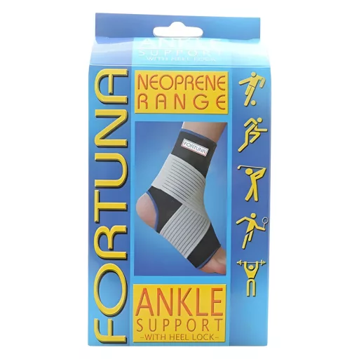 Fortuna Neoprén keresztpántos bokaszorító XXL