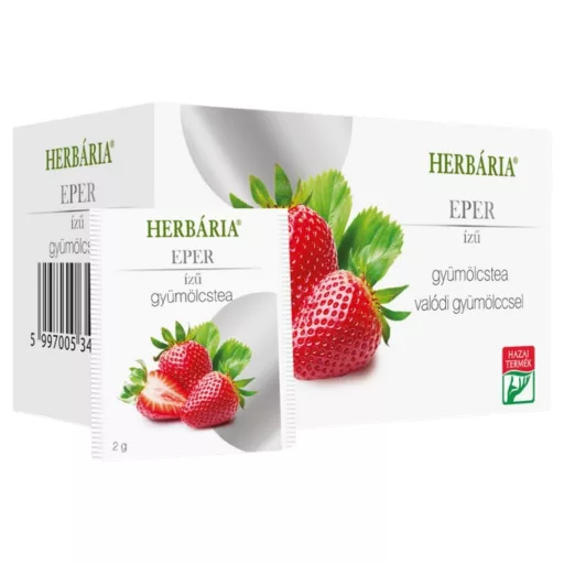 Herbária eper filteres gyümölcstea 20 db