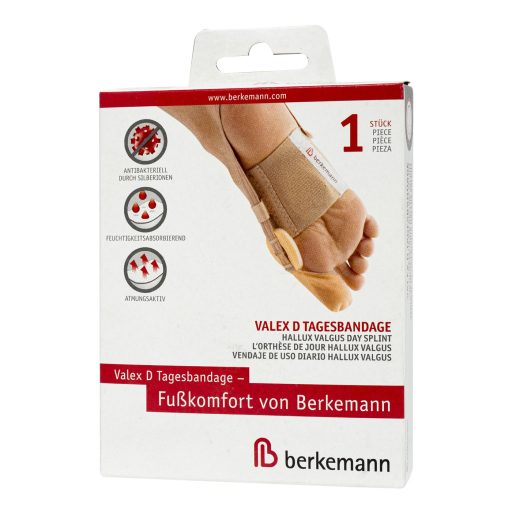 Berkemann bütyökkezelő párna S bal