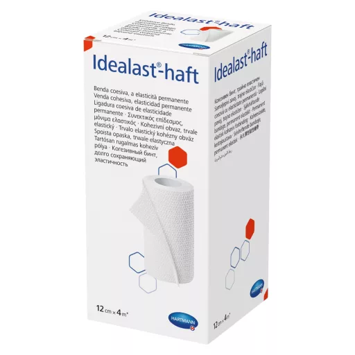 Idealast-haft rugalmas pólya 12 cm × 4 m