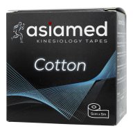 Asiamed fekete kineziológiai tapasz 5 cm x 5 m