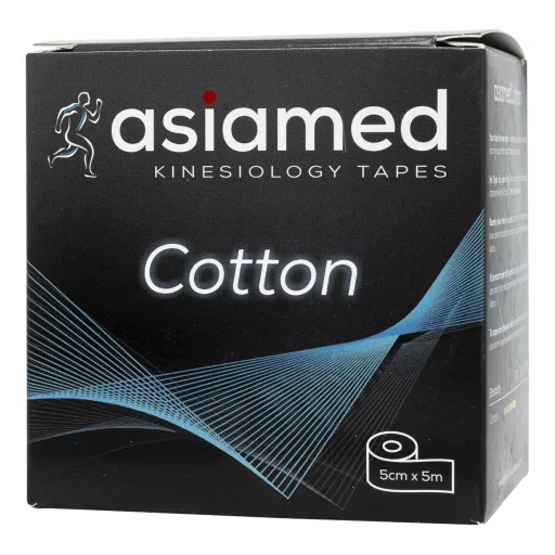 Asiamed fekete kineziológiai tapasz 5 cm x 5 m