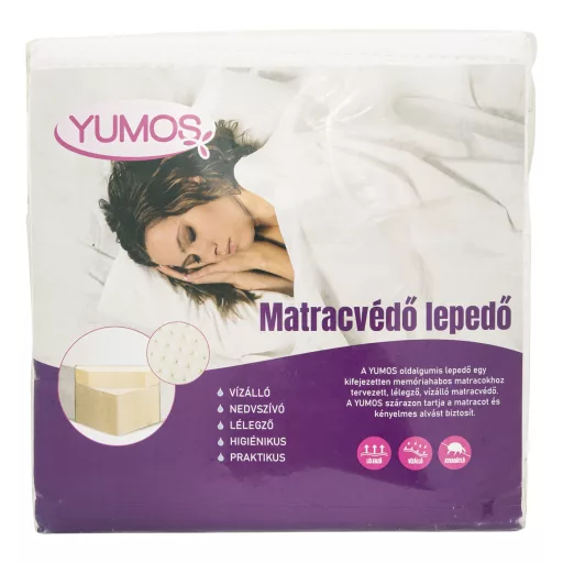 R-med Yumoş nedvesség-átnemeresztő védőlepedő 60 x 120 cm memóriahabos matracokhoz