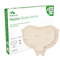   Mepilex Border Sacrum ötrétegű habkötszer 16 x 20 cm 5 db