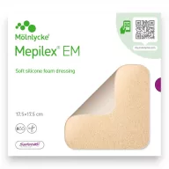Mepilex EM lágy szilikonos habkötszer 17,5 x 17,5 cm 5 db 