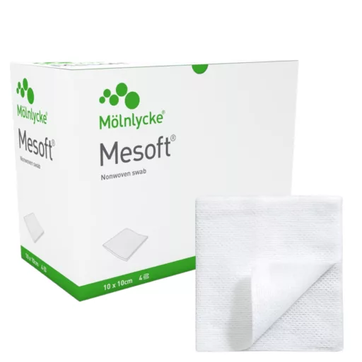 Mesoft 4 rétegű steril nemszőtt gézlap 10 x 10cm 150 db