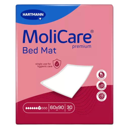 MoliCare Premium Bed Mat 7 csepp ágyvédő alátét 60x90 cm 30 db