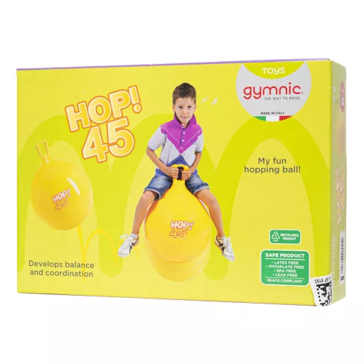 Gymnic Hop sárga ugrálólabda 45 cm