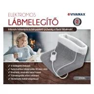 Vivamax elektromos lábmelegítő 30x30x24 cm