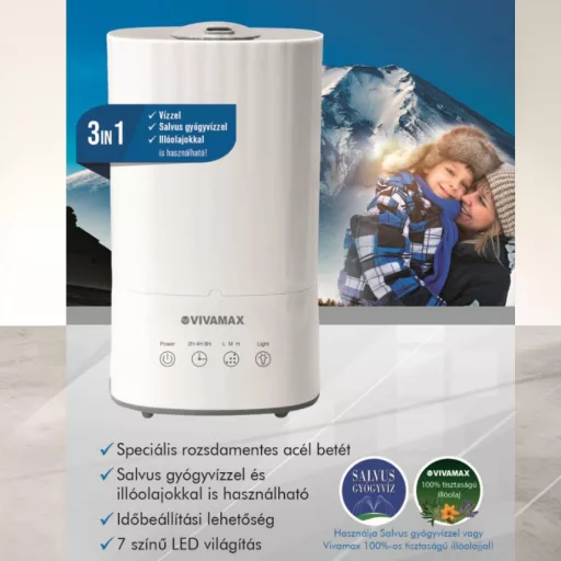 Vivamax Salty-Air 3in1 ultrahangos párásító