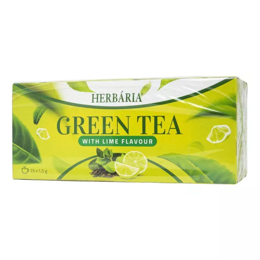 Herbária Zöld tea lime ízesítéssel 25 db