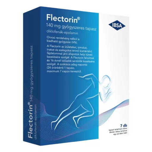 Flectorin 140 mg gyógyszeres tapasz 7 db
