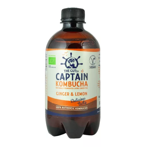 Captain Bio kombucha ital gyömbér 400 ml