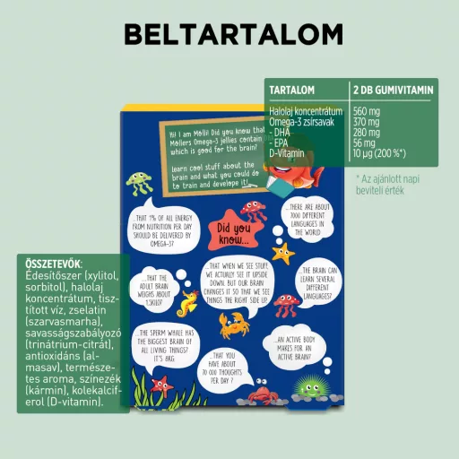 Möller's Kóla ízű gumivitamin 36 db