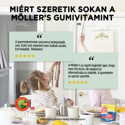 Möller's Kóla ízű gumivitamin 36 db