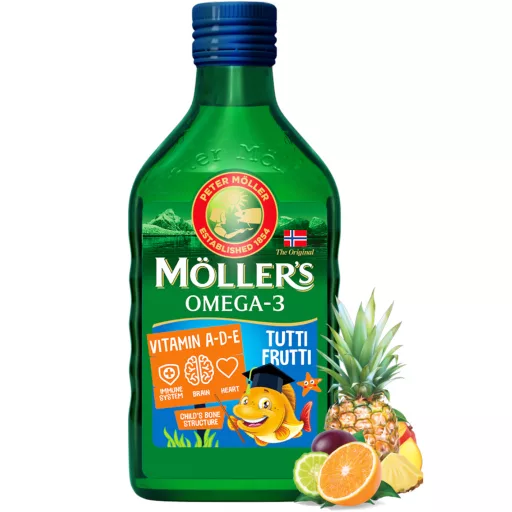 Möller's Tutti-Frutti ízű halolaj 250ml