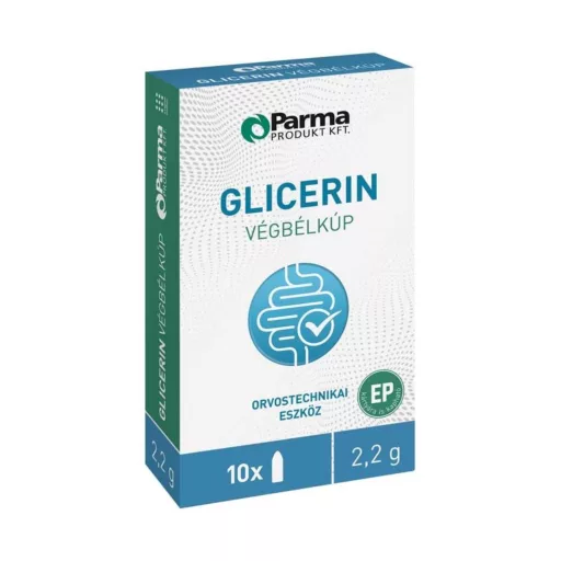 Parma Glicerin végbélkúp 10 x 2,2 g