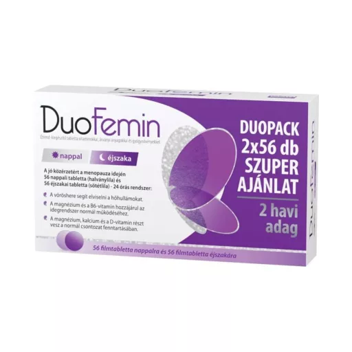 DuoFemin étrend-kiegészítő tabletta 56 + 56 db