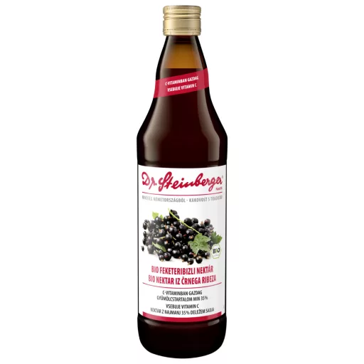dr. Steinberger BIO Feketeribizli nektár 750 ml