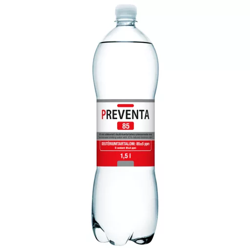 Preventa 85 csökkentett deutériumtartalmú szénsavmentes ivóvíz 1,5 l