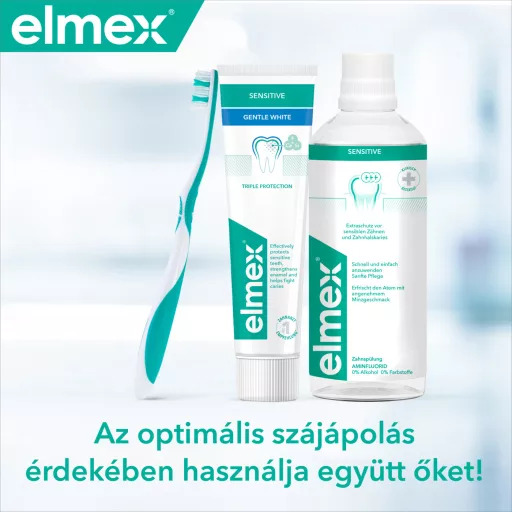 Elmex Sensitive Gentle White fogkrém 75 ml