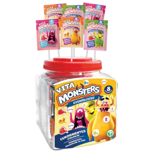 Vitamonsters Immuno cukormentes nyalóka 100 db