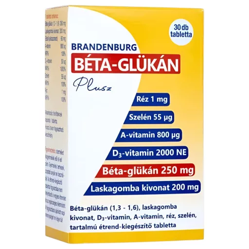 Brandenburg Béta-Glükán Plusz kapszula 30 db