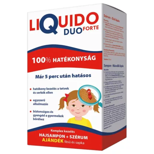 Liquido Duo Forte fejtetű elleni sampon és szérum 200+125 ml
