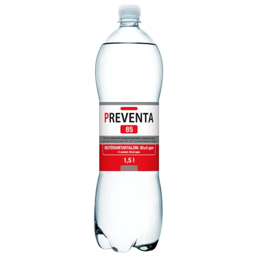 Preventa 85 csökkentett deutériumtartalmú szénsavas ivóvíz 1,5 l