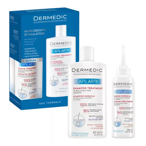 Dermedic Capilarte hajnövekedést serkentő szett 300 + 150 ml